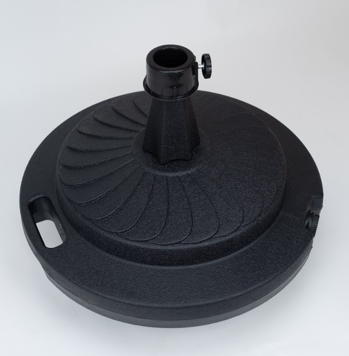 FiberBuilt Champagne Bronze Resin Umbrella Base - RB90C