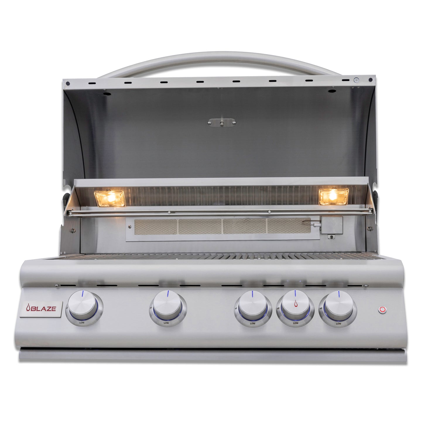 Blaze Grills 32-Inch 4-Burner Premium LTE+ Natural Gas Grill with Rear Burner and Built-in Lighting System - BLZ-4LTE3-NG