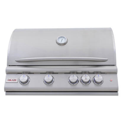 Blaze Grills 32-Inch 4-Burner Premium LTE+ Natural Gas Grill with Rear Burner and Built-in Lighting System - BLZ-4LTE3-NG