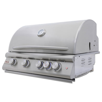 Blaze Grills 32-Inch 4-Burner Premium LTE+ Propane Gas Grill with Rear Burner and Built-in Lighting System - BLZ-4LTE3-LP