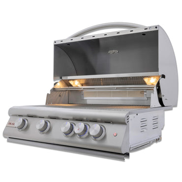 Blaze Grills 32-Inch 4-Burner Premium LTE+ Propane Gas Grill with Rear Burner and Built-in Lighting System