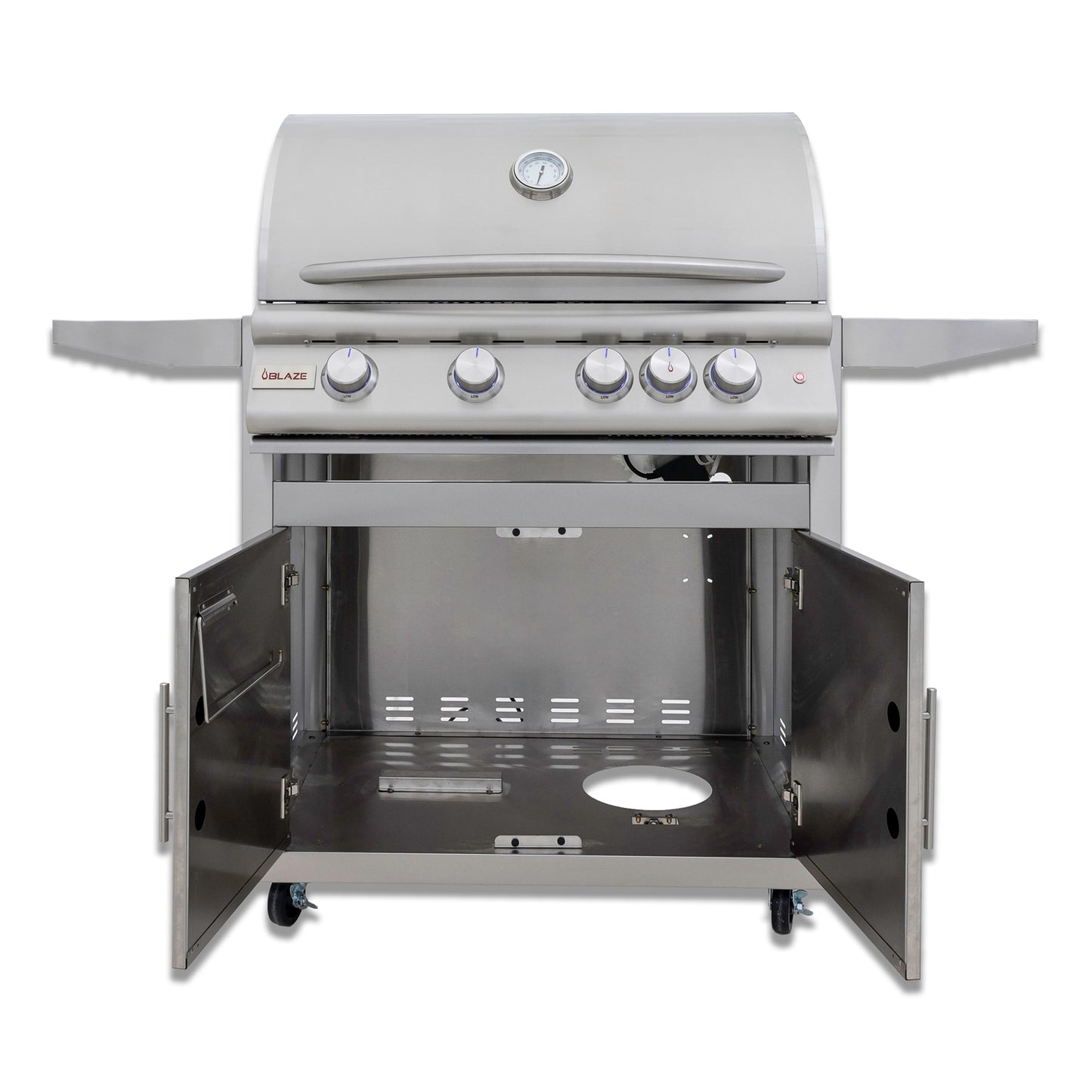Blaze Grills 32-Inch 4-Burner Premium LTE+ Propane Gas Grill with Rear Burner and Built-in Lighting System - BLZ-4LTE3-LP