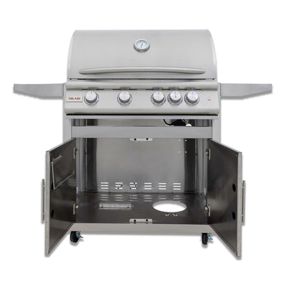 Blaze Grills 32-Inch 4-Burner Premium LTE+ Propane Gas Grill with Rear Burner and Built-in Lighting System - BLZ-4LTE3-LP