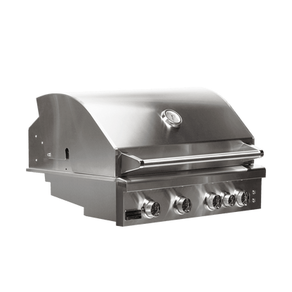 Broilmaster B-Series Built-In Deluxe 32" Stainless Natural Gas Grill Head - BSB324N