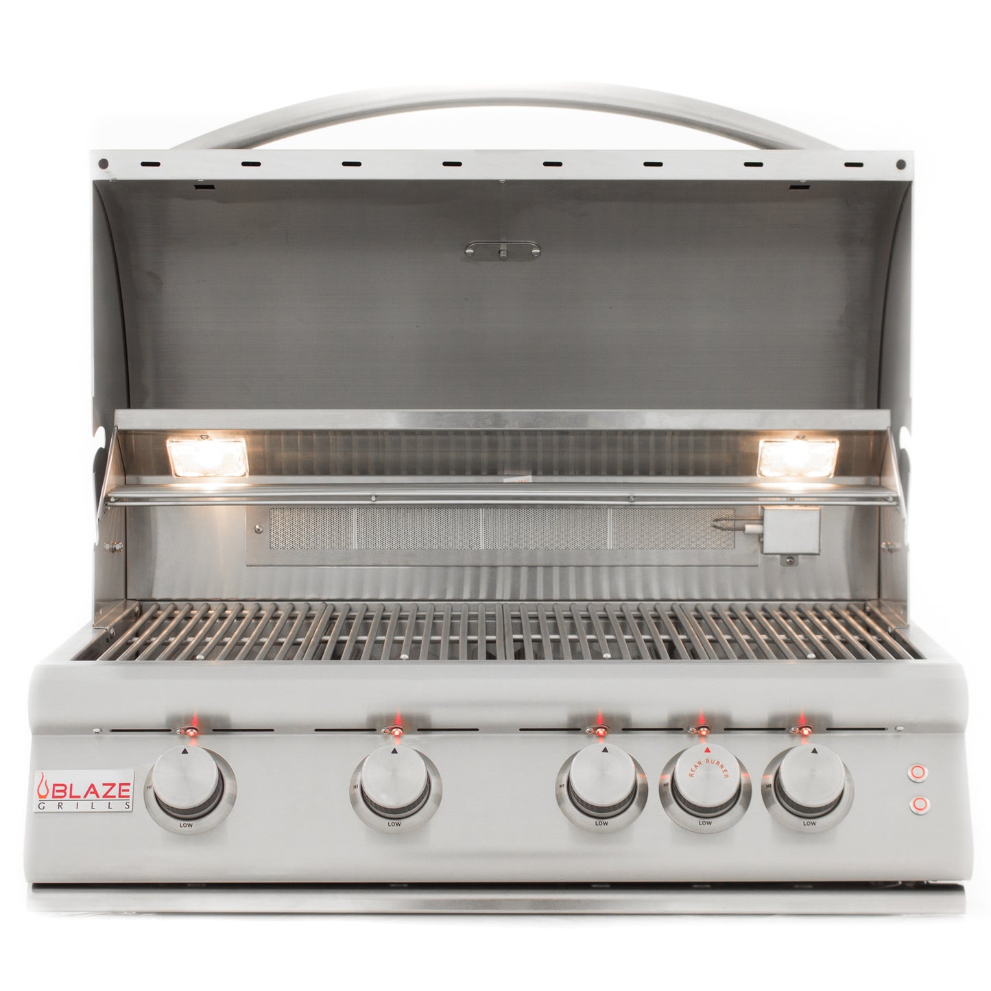 Blaze Grills 32-Inch 4-Burner LTE Natural Gas Grill with Rear Burner and Built-in Lighting System - BLZ-4LTE2-NG