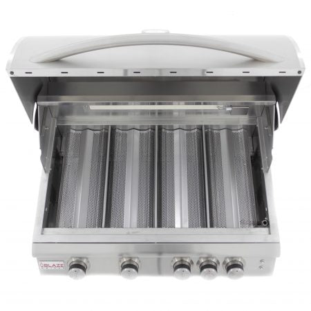 Blaze Grills 32-Inch 4-Burner LTE Natural Gas Grill with Rear Burner and Built-in Lighting System - BLZ-4LTE2-NG