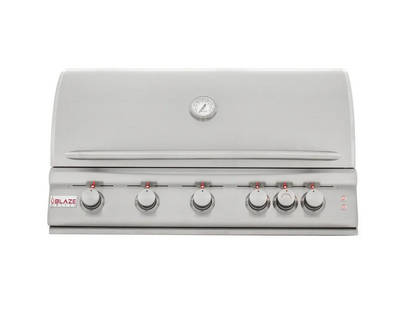 Blaze Grills 40-Inch 5-Burner LTE Gas Grill with Rear Burner and Built-in Lighting System - BLZ-5LTE2-NG