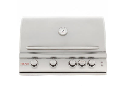 Blaze Grills Marine Grade Premium LTE 32-Inch 4-Burner Built-In Gas Grill - BLZ-4LTE2MG-NG