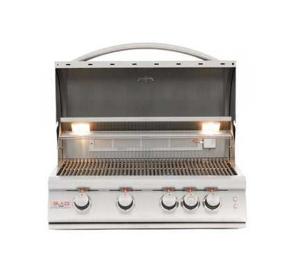 Blaze Grills Marine Grade Premium LTE 32-Inch 4-Burner Built-In Gas Grill - BLZ-4LTE2MG-NG