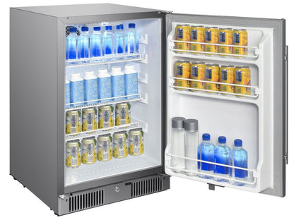 Blaze Grills 20-in 4.3 Cu. Ft. Outdoor Rated Compact Fridge-BLZ-SSRF-4.3