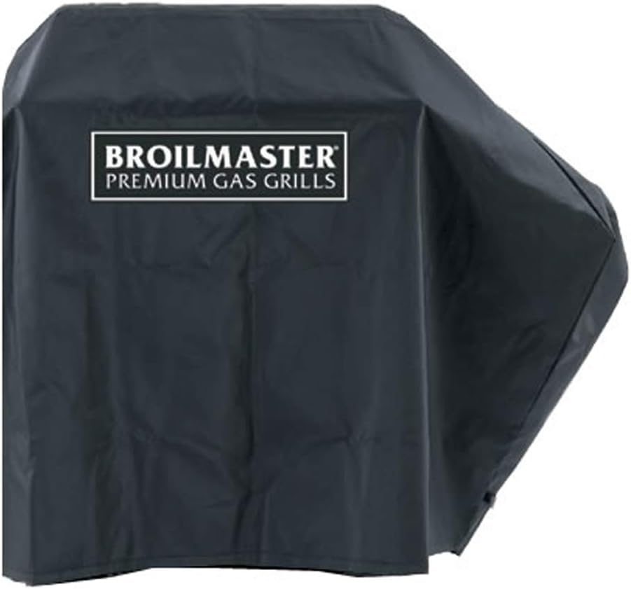 Broilmaster  Full Length Cover for Broilmaster grill w/1 Side Shelf, Black-DPA109-DPA109