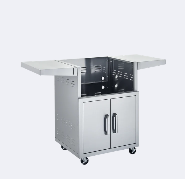 Broilmaster  Stainless Steel Cart, 25-in., with 2 doors and side shelves-BSACT25-BSACT25