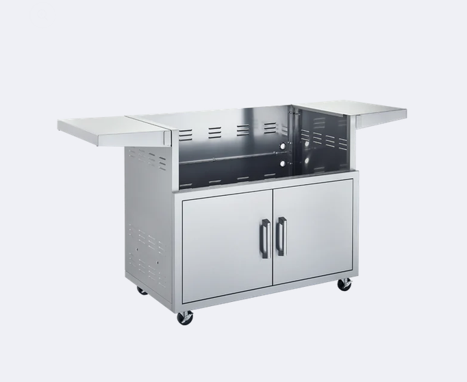 Broilmaster  Stainless Steel Cart, 40-in., with 2 doors and side shelves-BSACT40-BSACT40