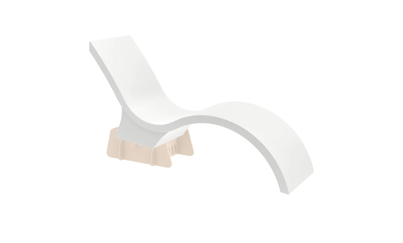 Ledge Lounger Signature Chaise Deep Riser (Water depth is between 18.5" & 20") - LL-SG-CD-RISER-18.5-20-CL