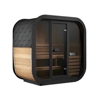 SaunaLife Model CL4G 3 Person Outdoor Cube Sauna - SL-MODELCL4G