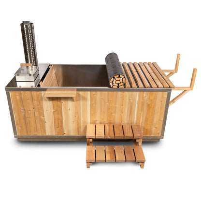 LeisureCraft Starlight Wood Burning Hot Tub - CT372W