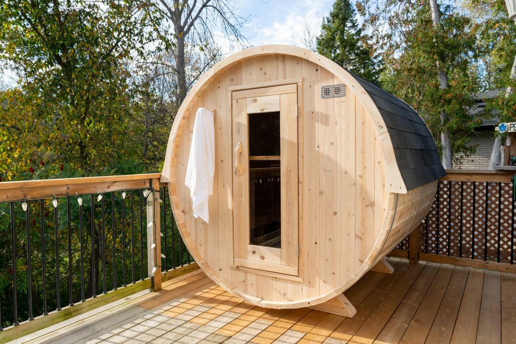 LeisureCraft Harmony Barrel Sauna - CTC22W