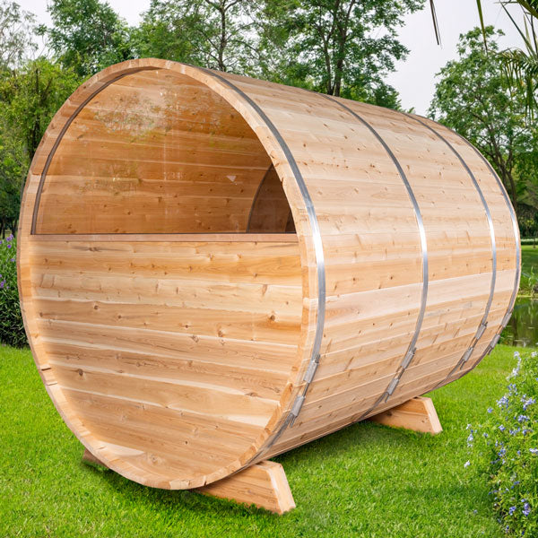 LeisureCraft Tranquility MP Barrel Sauna - CTC2345MP