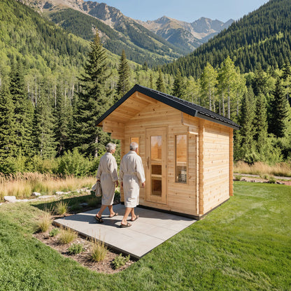 Leisurecraft CT Palmer Cabin Sauna (Electric Heated) - CTC68E