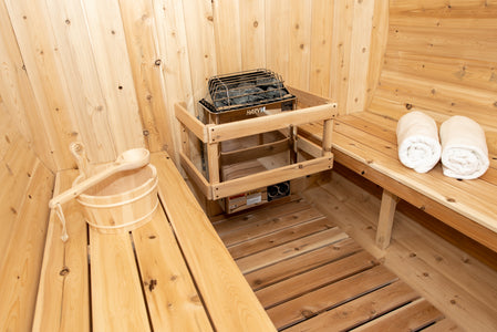 LeisureCraft Harmony Barrel Sauna - CTC22W