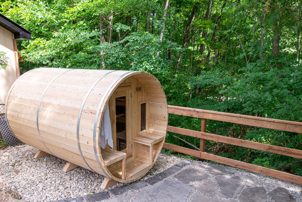 LeisureCraft Tranquility Barrel Sauna- CTC2345W