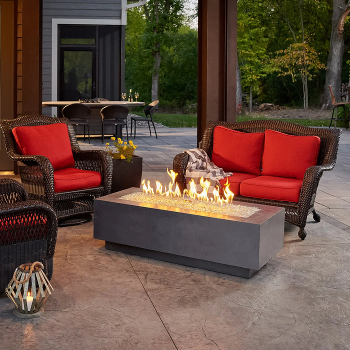 The Outdoor GreatRoom Company Midnight Mist Cove 54" Linear Gas Fire Table - CV-54MM