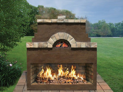 Stone Age Caminetto Grande Fireplace Oven Combo - SA-CGO-75