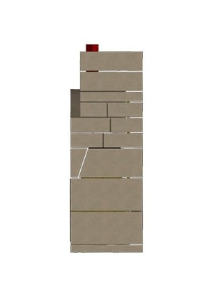 Stone Age Caminetto Grande Fireplace Oven Combo - SA-CGO-75