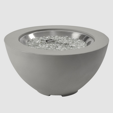 The Outdoor GreatRoom Company Natural Grey Cove 42" Round Gas Fire Pit Bowl - CV-30
