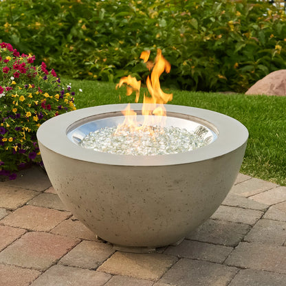 The Outdoor GreatRoom Company Natural Grey Cove 42" Round Gas Fire Pit Bowl - CV-30