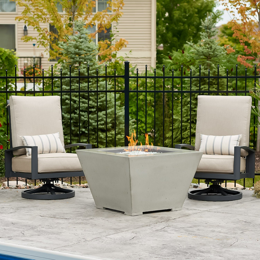 The Outdoor GreatRoom Company Cove Square Gas Fire Pit Bowl - CV-2424