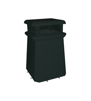 Isokern Dorchester 32" Decorative Steel Chimney Pot - SQ-2332-TC