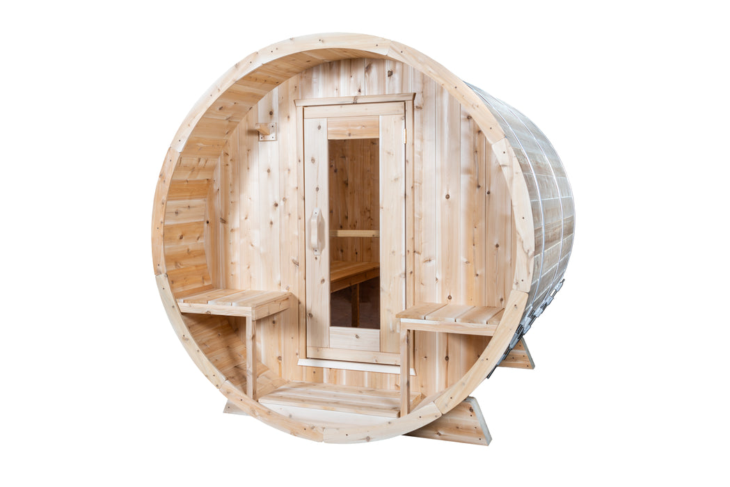 LeisureCraft Serenity Barrel Sauna - CTC2245W