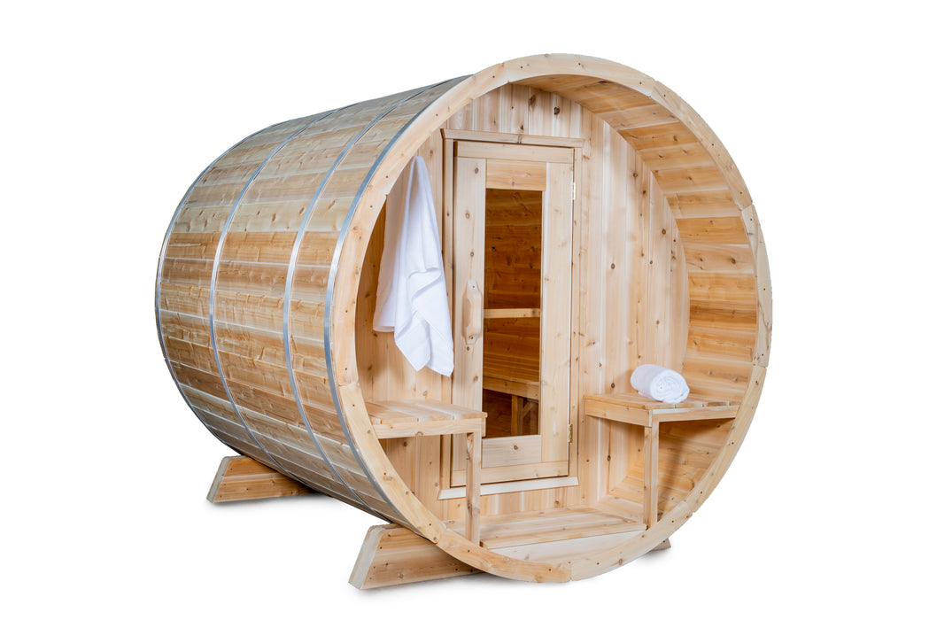 LeisureCraft Serenity Barrel Sauna - CTC2245W