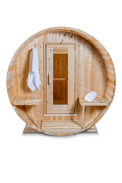 LeisureCraft Serenity Barrel Sauna - CTC2245W