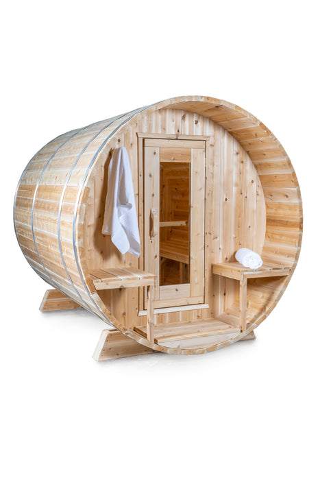 LeisureCraft Serenity Barrel Sauna - CTC2245W