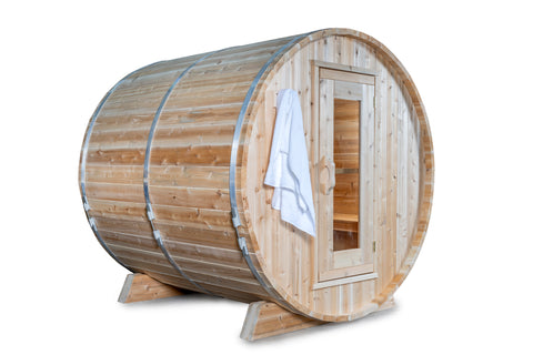 Image of LeisureCraft Harmony Barrel Sauna - CTC22W