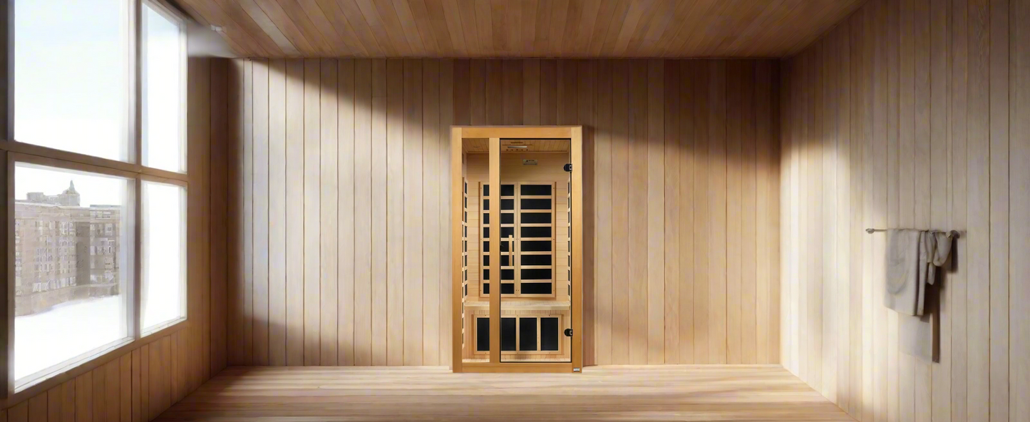 Dynamic Gracia 1-2-Person Low EMF FAR Infrared Sauna