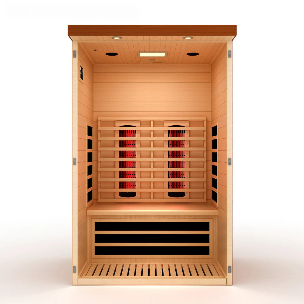 Dynamic Llumeneres 2-Person Full Spectrum Near Zero EMF FAR Infrared Sauna
