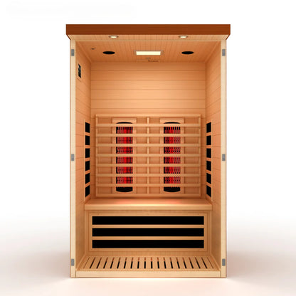 Dynamic Llumeneres 2-Person Full Spectrum Near Zero EMF FAR Infrared Sauna
