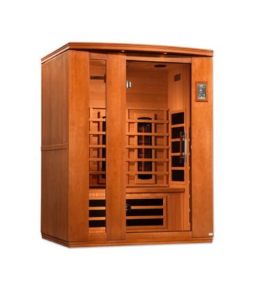 Dynamic Lugano 3-Person Full Spectrum Near Zero EMF FAR Infrared Sauna