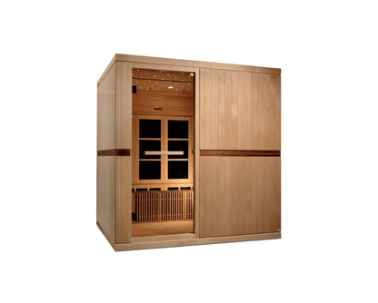 Golden Designs Catalonia 8-person PureTech™ Near Zero EMF FAR Infrared Sauna