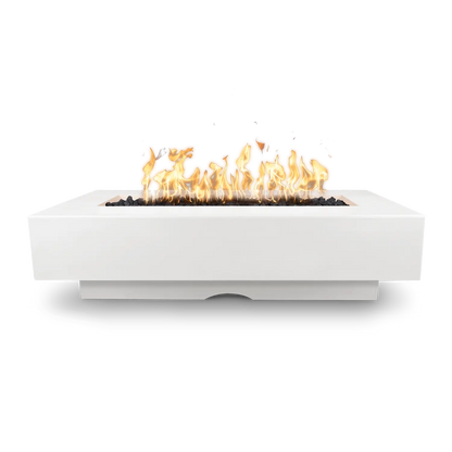 The Outdoor Plus 48-Inch GRFC Concrete, Liquid Propane Fueled, Rectangular Del Mar Fire Pit, Match Lit Ignition - OPT-CORGFRC48-LIM-LP
