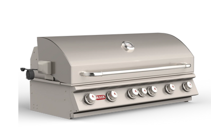 Bull Diablo Stainless Steel 46-Inch 6-Burner Built-in Gas Grill Head - 62649