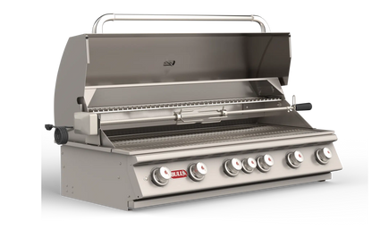 Bull Diablo Stainless Steel 46-Inch 6-Burner Built-in Gas Grill Head - 62649