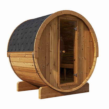 SaunaLife Model E6 Sauna Barrel, 3-Person - SL-MODELE6