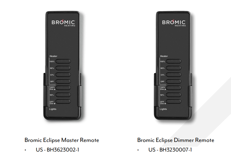 Bromic Heating Eclipse Wireless Master Remote - BH3623002-1