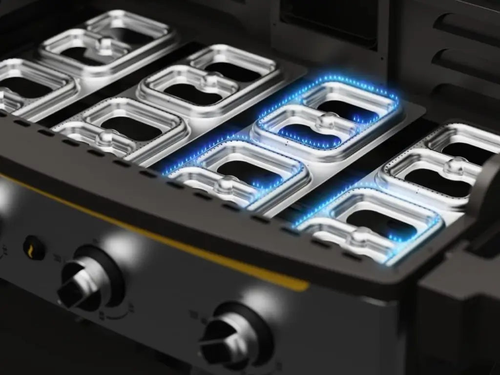 HALO Elite 4B 8-Zone Outdoor Griddle - HZ-1001-XNA