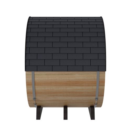 Finnmark FD-7 Thermo-Aspen Combination Barrel Sauna – 6x6 Outdoor Infrared & Traditional