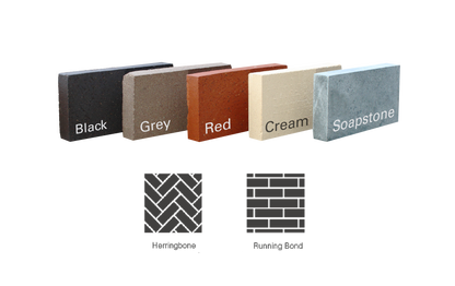 Isokern Ikon Firebrick for Vent-Free Fireplace Series
